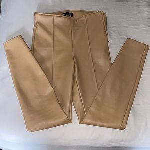 Pretty leather leggings from Zara, true to size S
